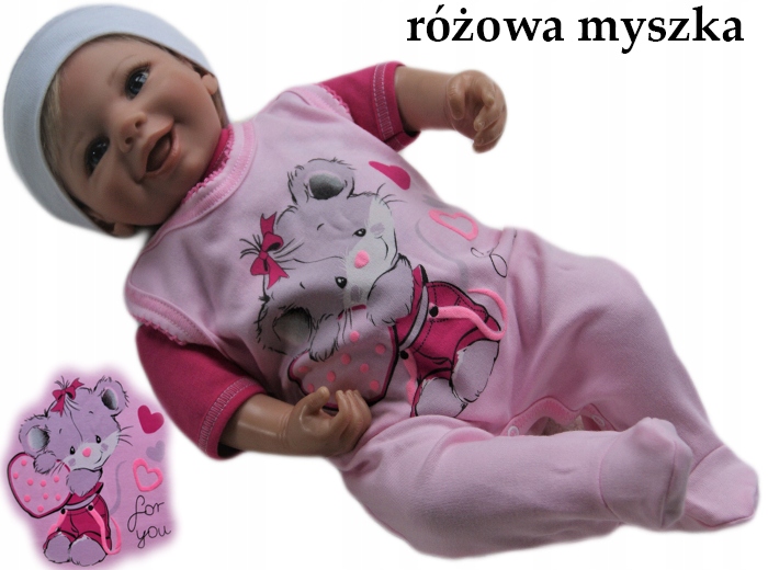 

Śpioszki śpiochy bawełniane pajacyk 74 rozpinane