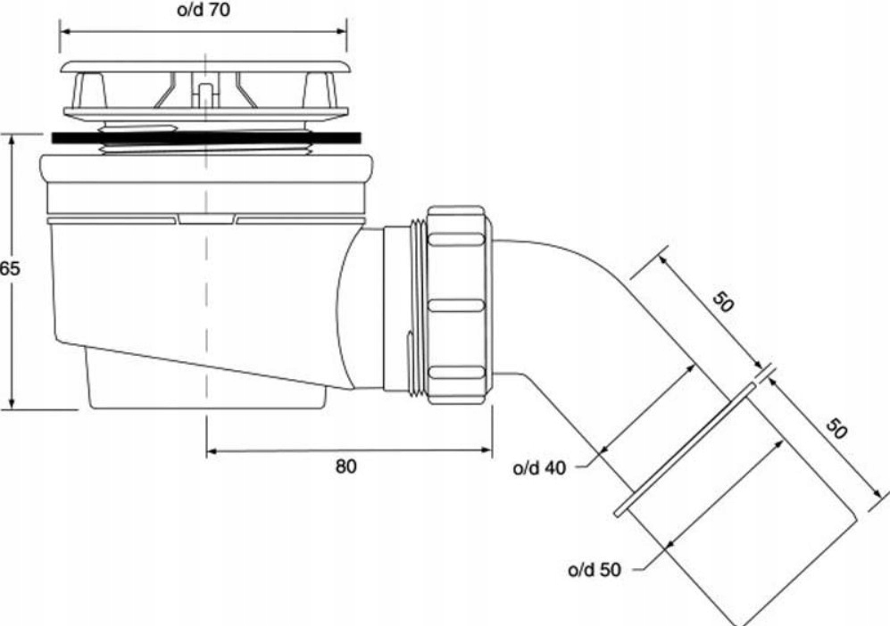 Syfon brodzikowy McAlpine 50 mm EAN (GTIN) 5036484009241