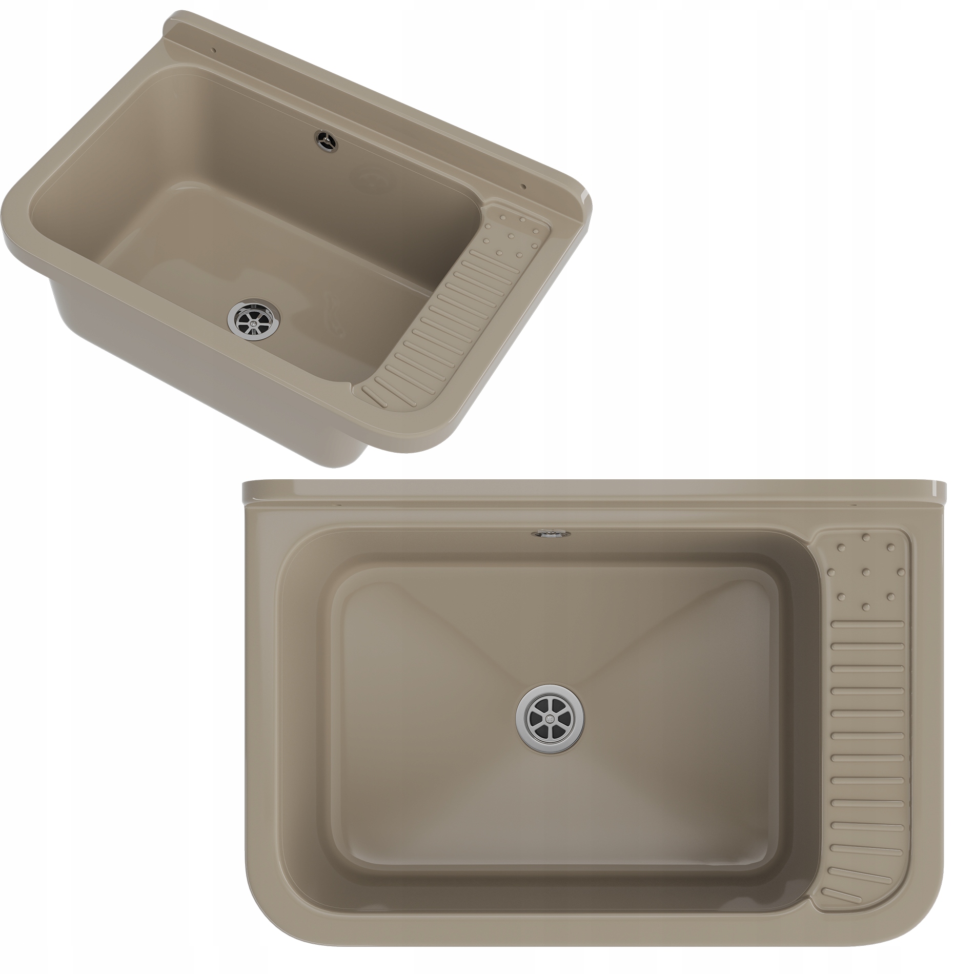 Technický Dřez Pracovní Komora Technický Velký Do Prádelny Garáže Béžový