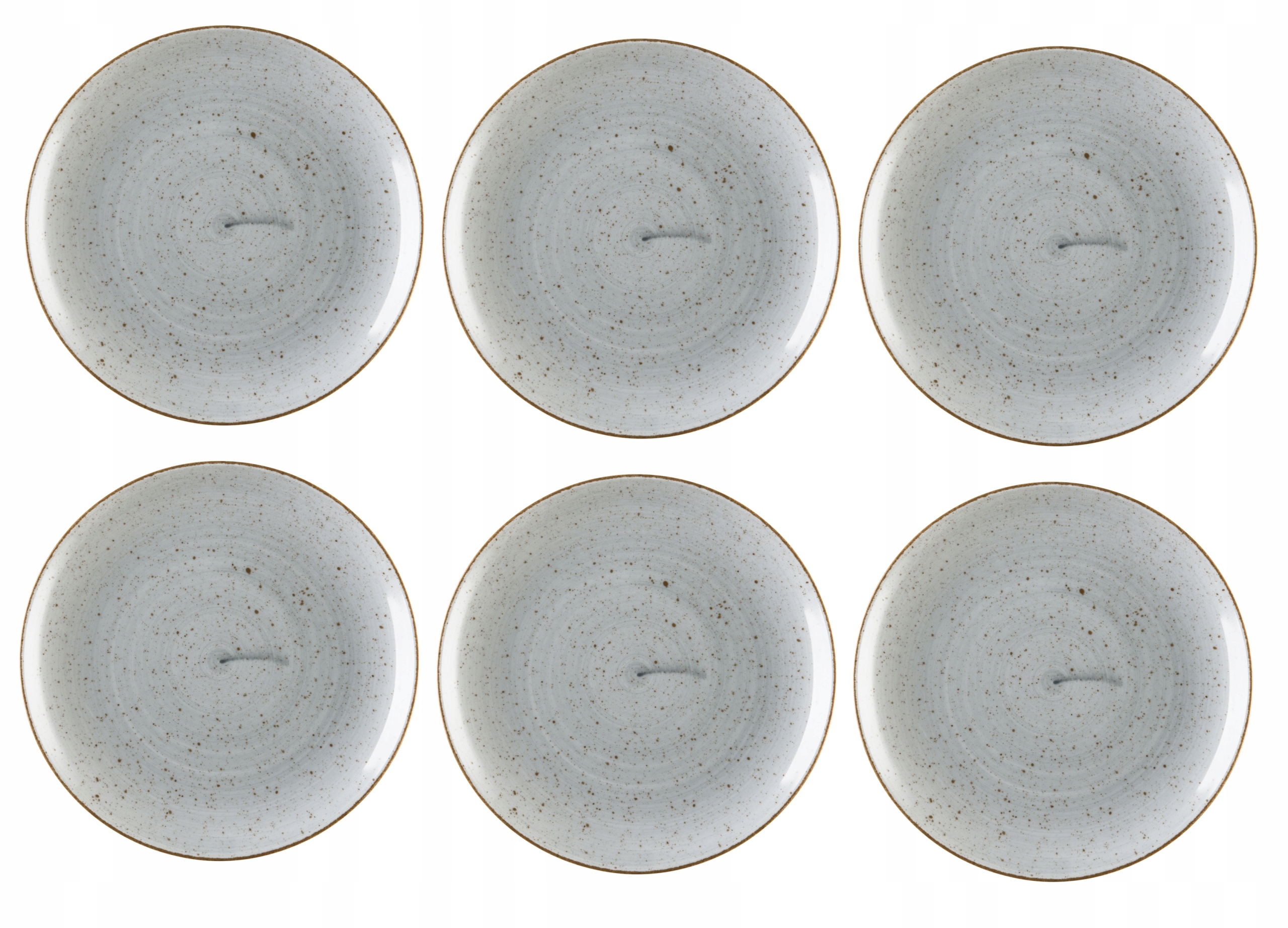 

Lubiana Boss 6 X Talerz Deserowy 20 CM Siwy Szary