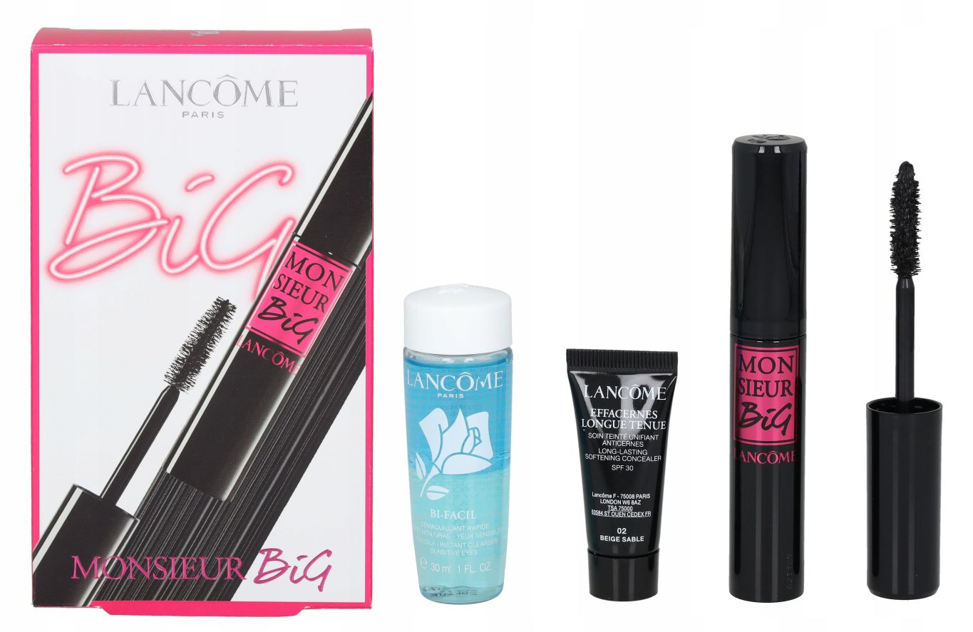 Lancome Set (mascara Monsieur Big+bi-facil 30 Ml+effacernes Longue Tenue)