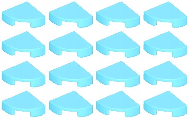 

Lego 25269 1x1 Tile lazurowa śr. Nowa (3g) 16 szt.