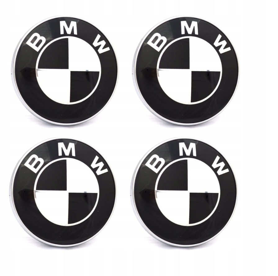 

Bmw 60mm Czarne Naklejki Kołpaki Felgi Sylikonowe