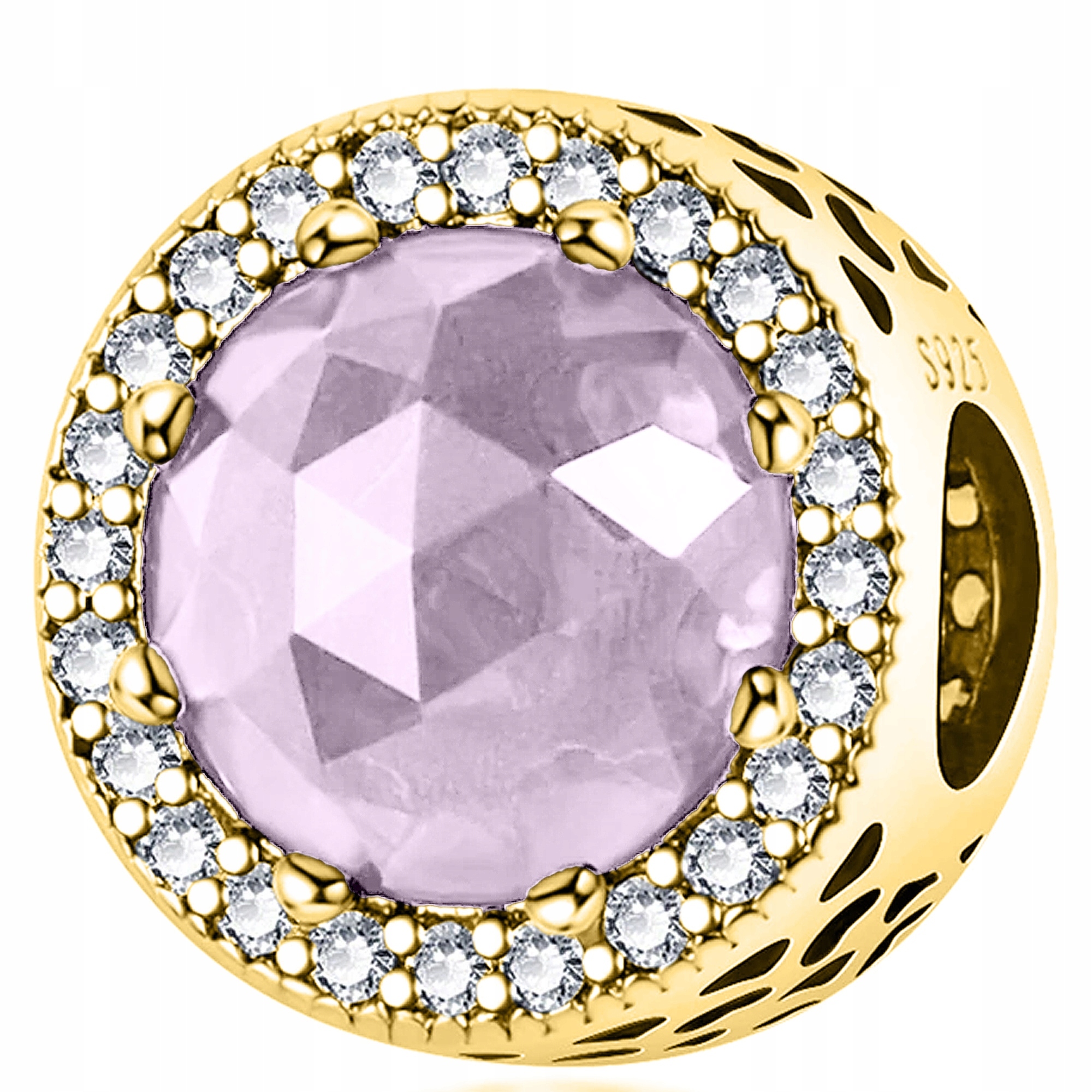 Zlatý šperk Kámen Korálek s kamenem Zirkony Stříbro 925