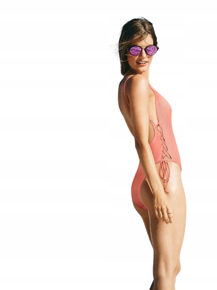 Victoria's Secret dámské plavky Ribbed M