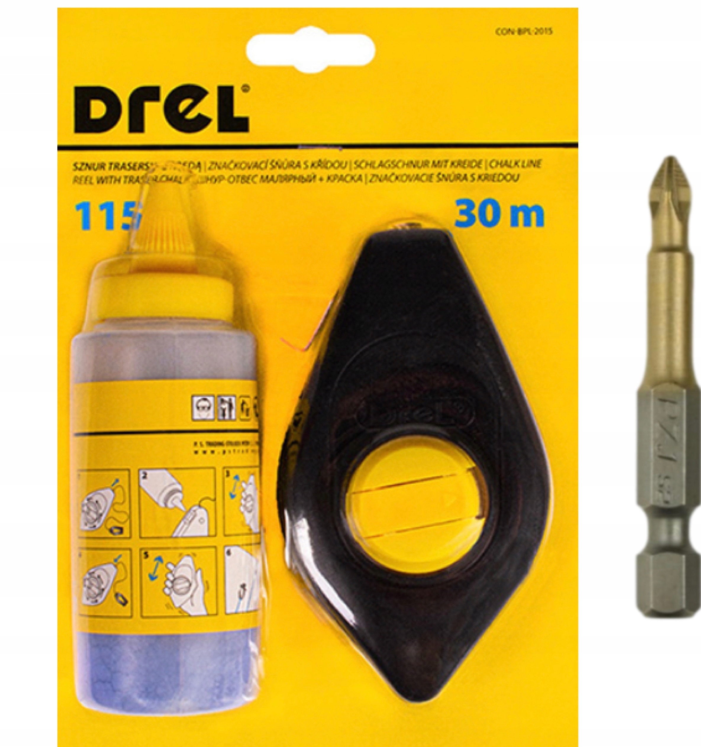 

Zestaw Sznur Traserski Linka Traserska 30m Kreda