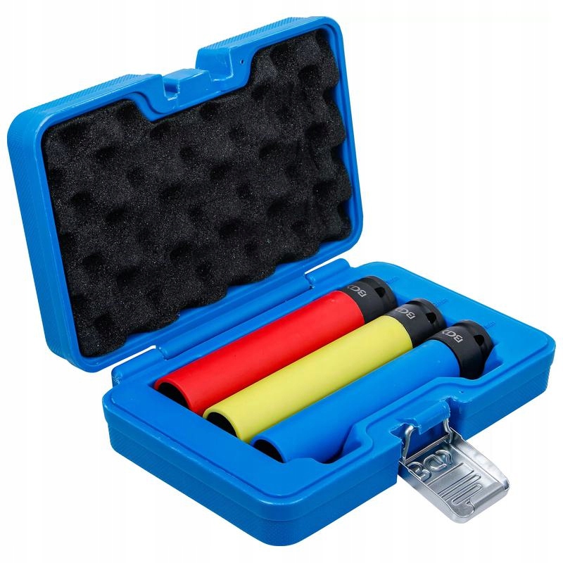 Sada ochranných hlubokých rázových nástavců 12,5 mm (1/2") 17, 19, 21 mm