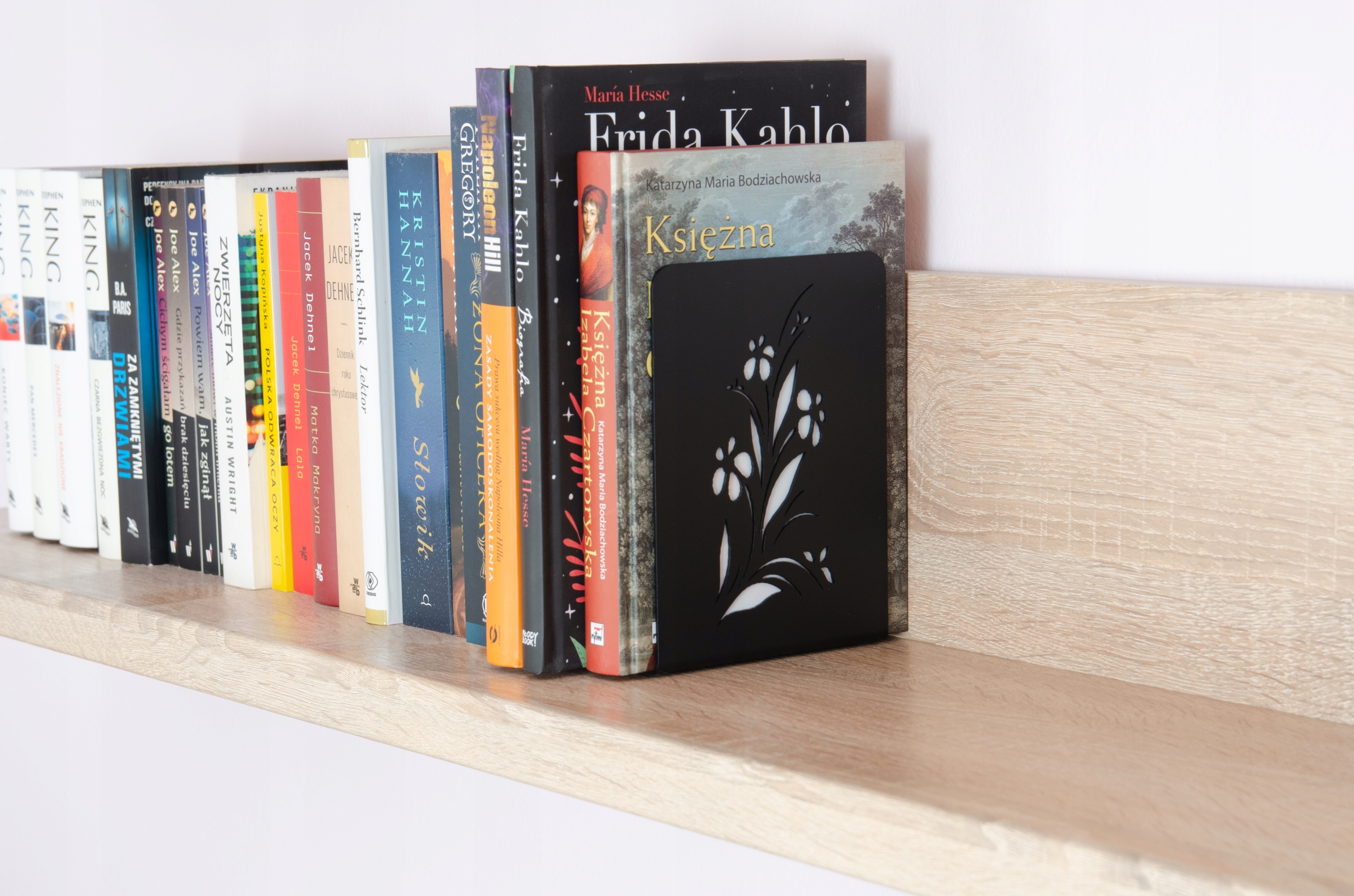 Podpórka do książek KWIATY Wysokość produktu 17 cm