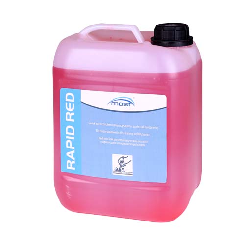 Elektrolit Do Czyszczenia Spoin Rapid Red 5L Most