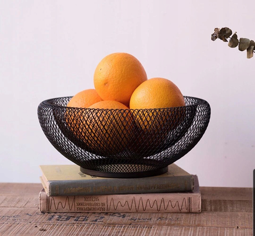 KOSZ NA OWOCE WARZYWA MISA DEKORACYJNA SIATKA