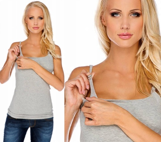 

My Tummy Top Do Karmienia Z Biustonoszem Bra Sz L