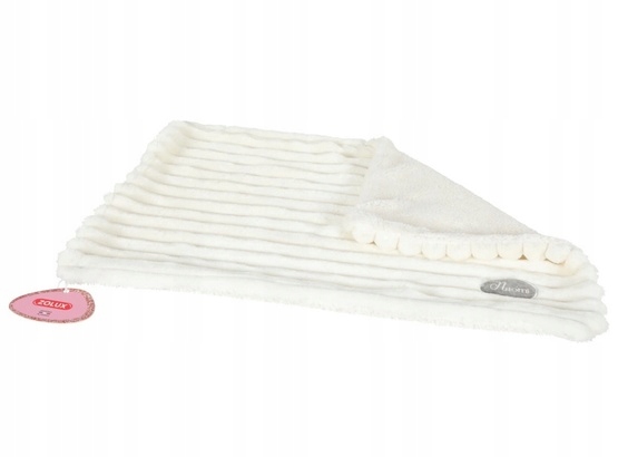 Levně Tlustý pelíšek pro psa nebo kočku 61 x 42,5 cm pléd Zolux Naomi Deka béžová