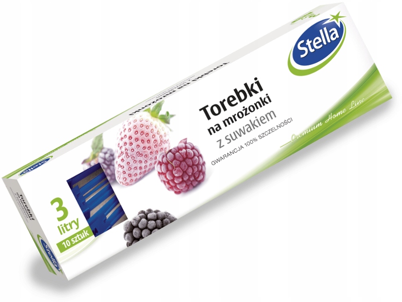 

Stella Torebki Na Mrożonki Z Suwakiem 3L 10 Szt.