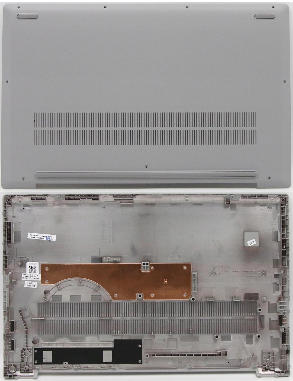 Nová Spodní Krytka AP1K7000800 Lenovo 5CB0X56068 Šedá