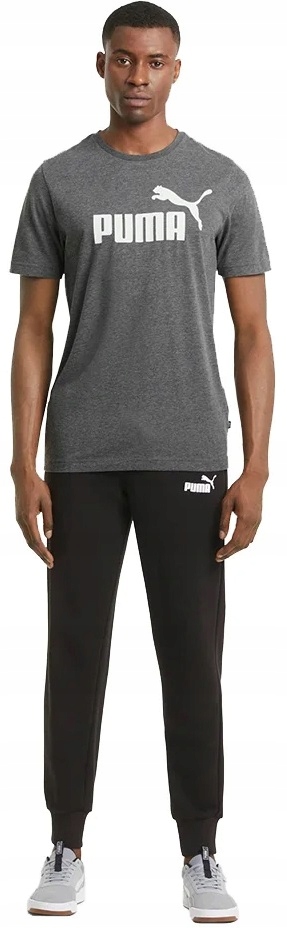 PUMA KOSZULKA MĘSKA T-SHIRT ROZ. L Kolekcja ESS HEATHER TEE