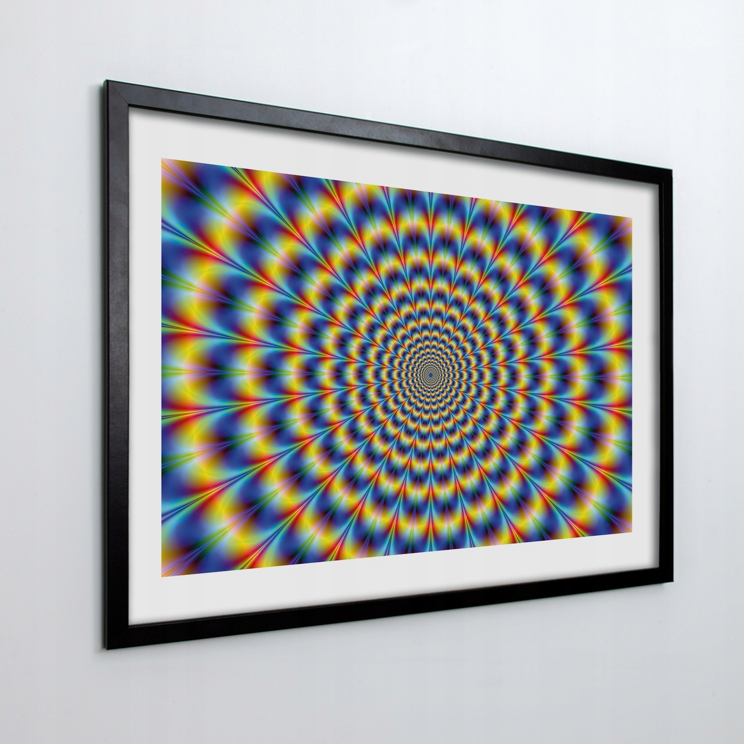 Obraz v rámu na zeď Květ iluze 3D 100x70 cm