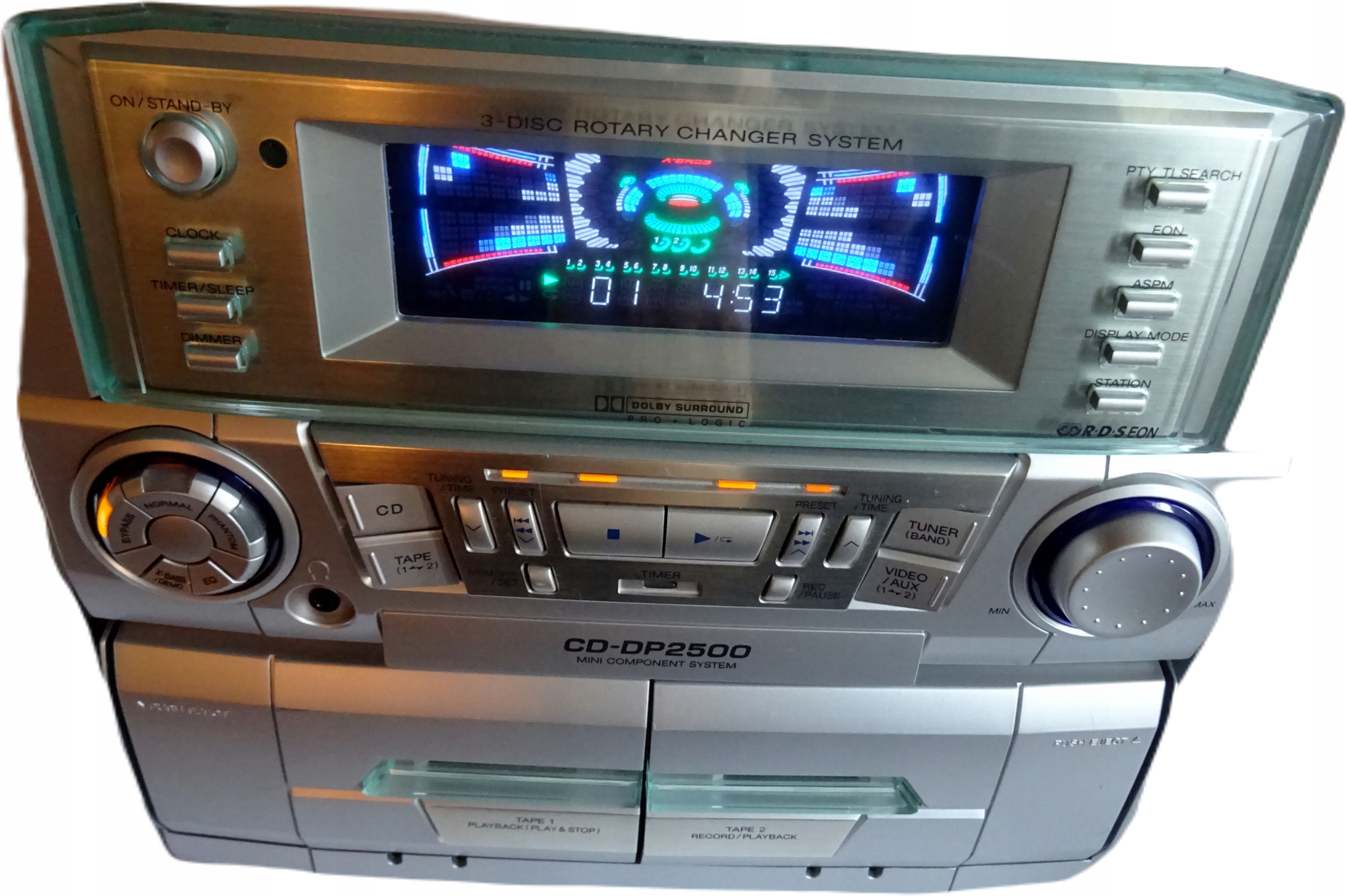 Wieża Sharp CD-DP 2500 wszystko gra oprócz tape 2 Marka Sharp