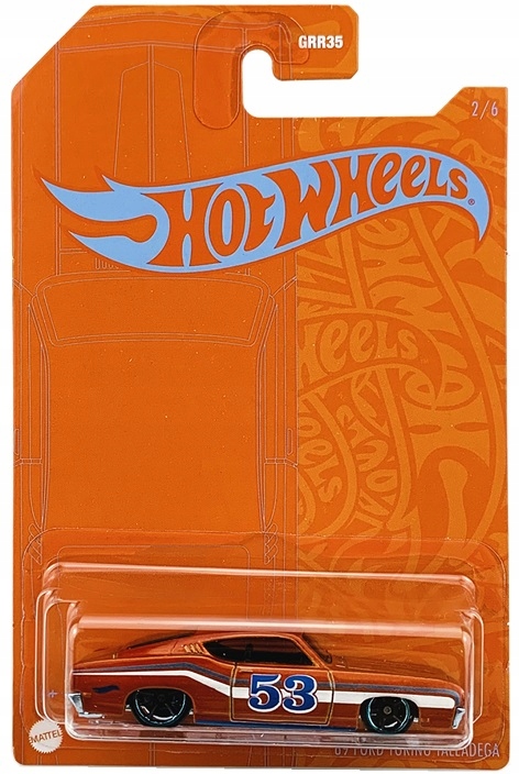 

'69 Ford Torino Talladega Hot Wheels Orange Blue