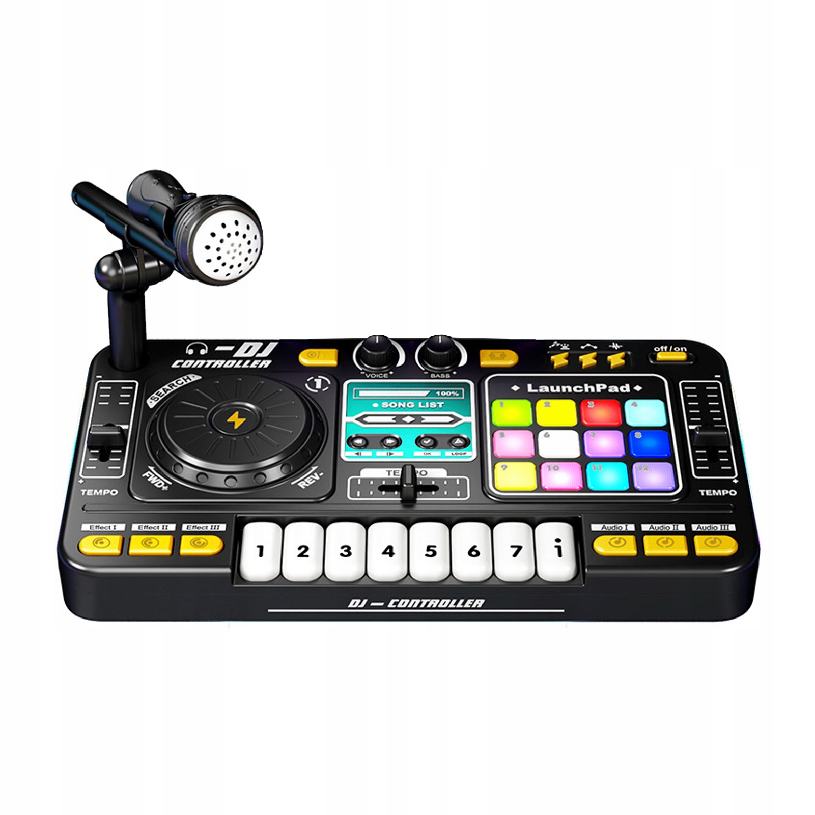 Dj Kontrolér pro Děti Dj Disc Přehrávač Elektronický K