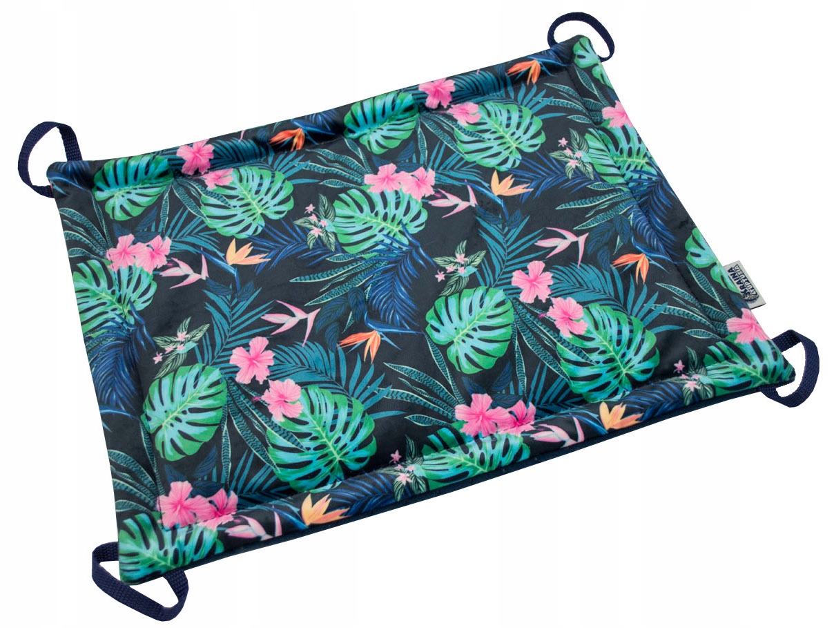 Levně Houpací Síť Pro Králíka Morčete 30X50 CM Tropický Les, Závěsné Lůžko