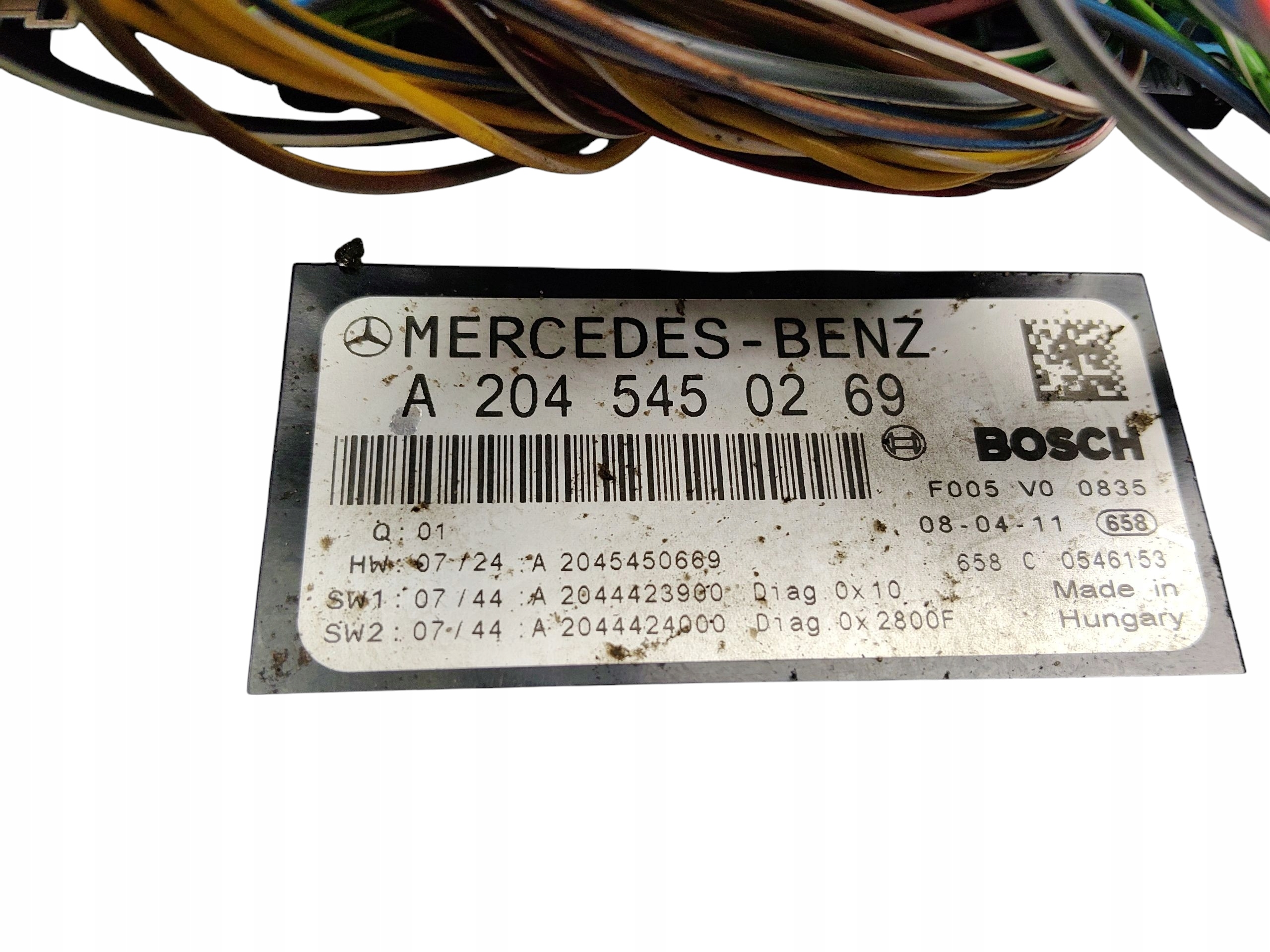 module control unit SAM compartment of fuses MERCEDES C W204 A2045450269