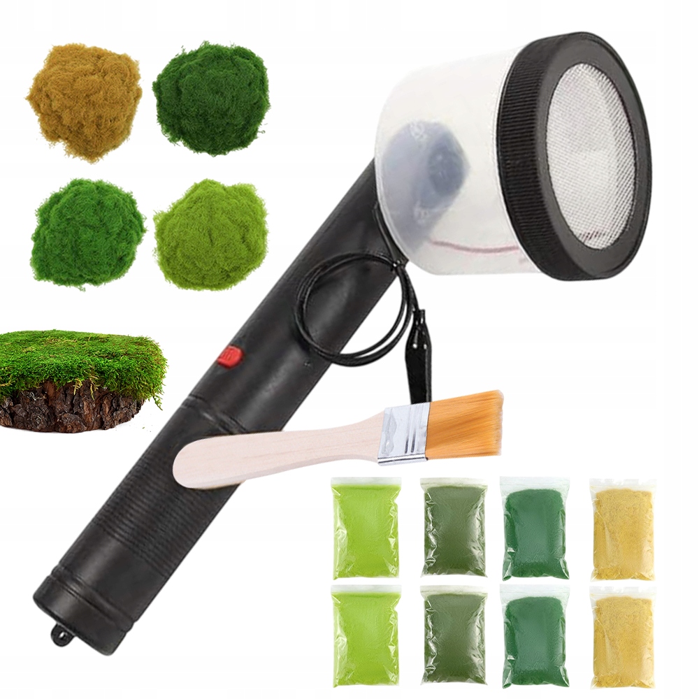 Elektrostatický Vločkovací Stroj, Statický Aplikátor Na Trávu