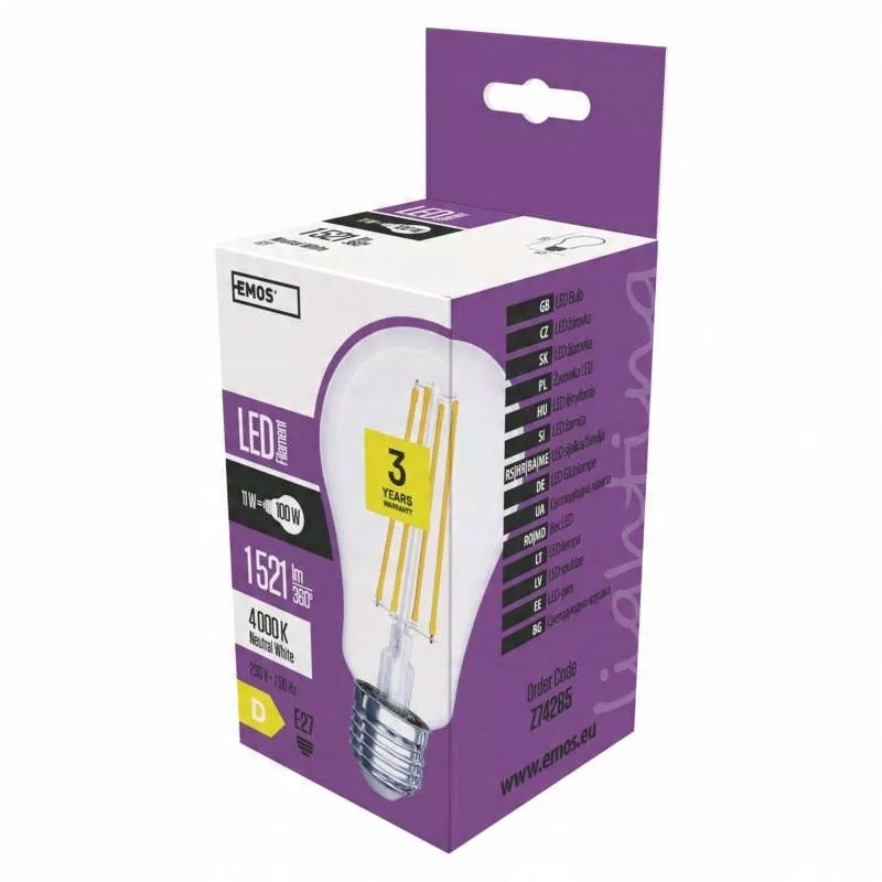 

Emos Z74285 Żarówka Led A67 11W E27 neutralna biel