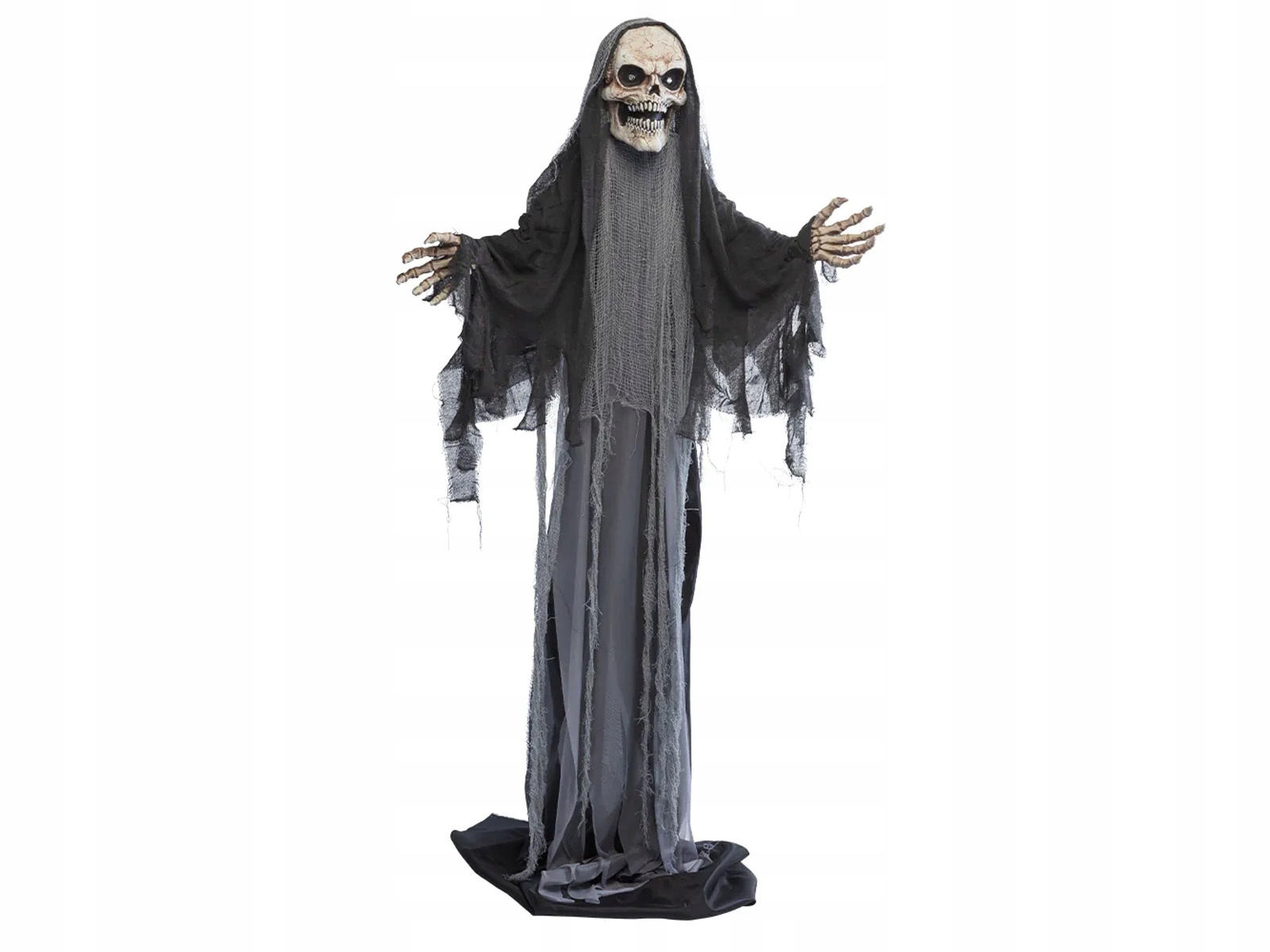 Dekoracja Rosnący Kościotrup Halloween Czarownica 180 cm 215 cm