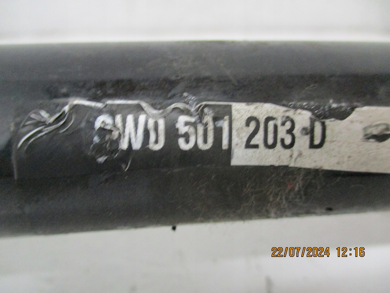 semi-axis rear part rear Audi A4 8W0 8W0501203D left