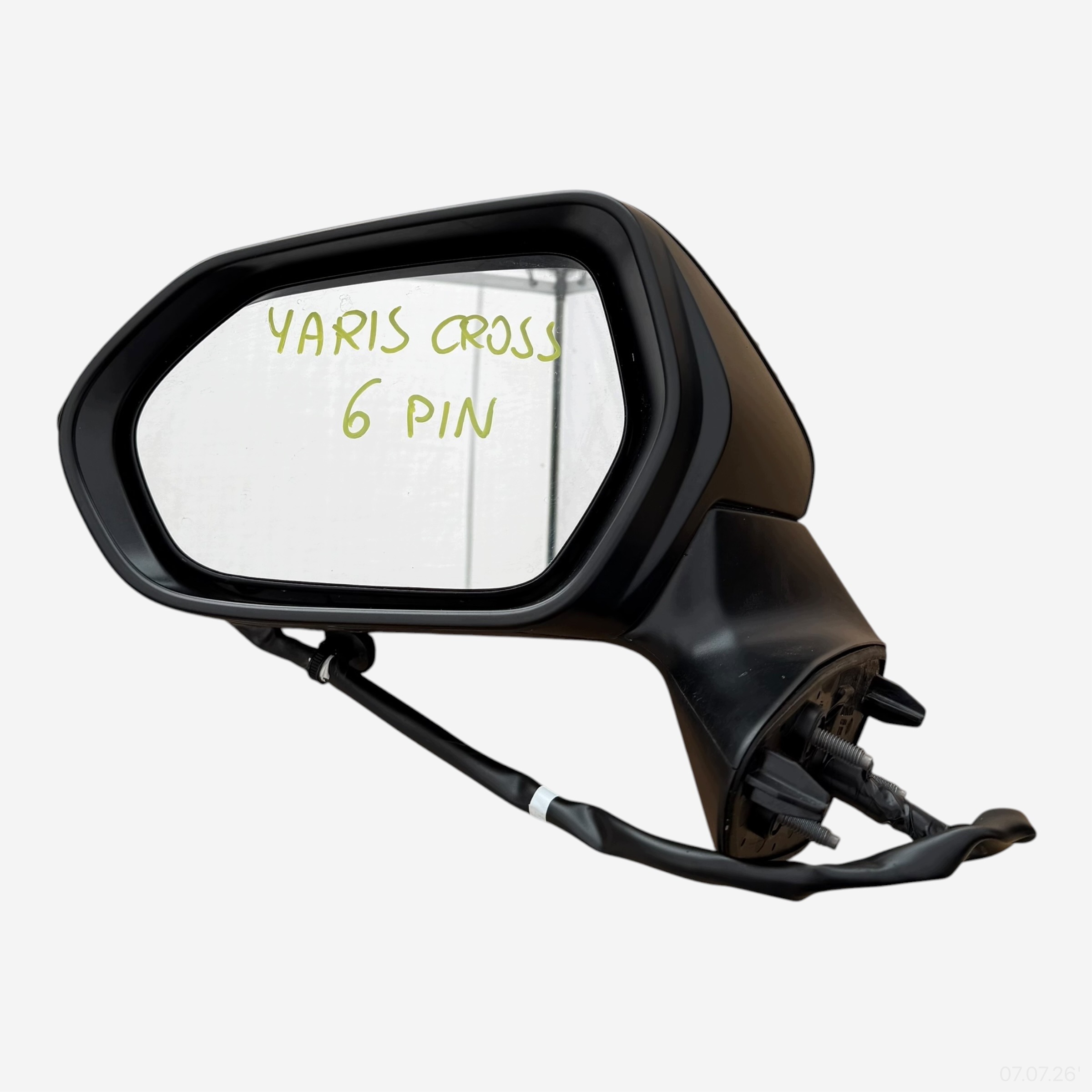 mirror left TOYOTA YARIS CROSS 2023 ROK 6 PIN