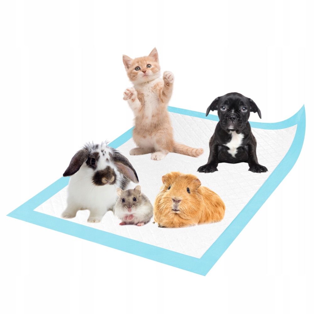 Levně 5 x Absorpční podložky a podložky pro zvířata 100 ks 33x45