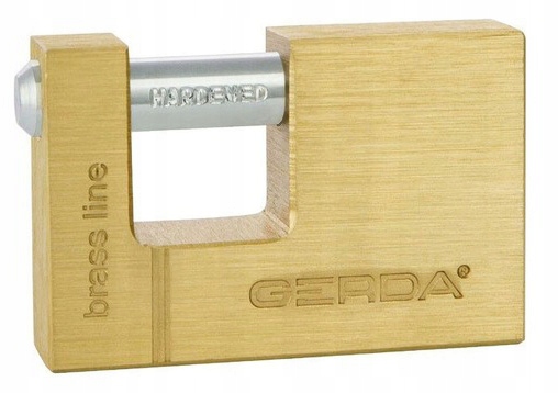 

Kłódka Gerda Mosiężna Trzpieniowa T50 KMT5010 50mm