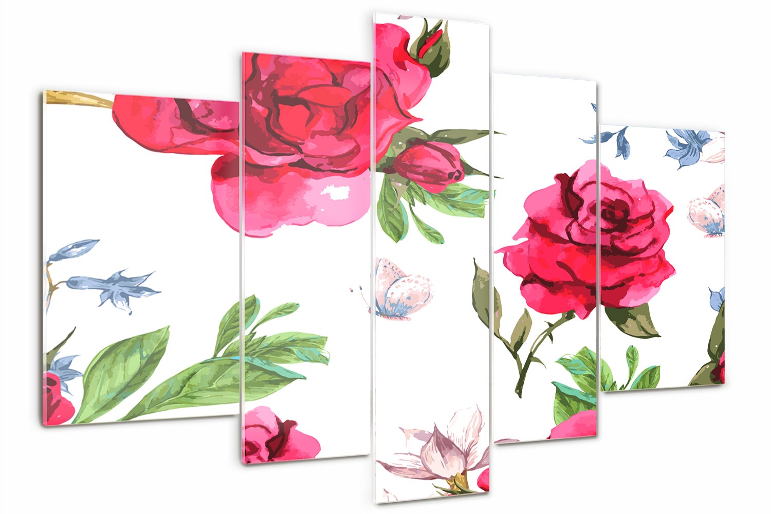 

Obraz szklany tryptyk ścienny Czerwone róże