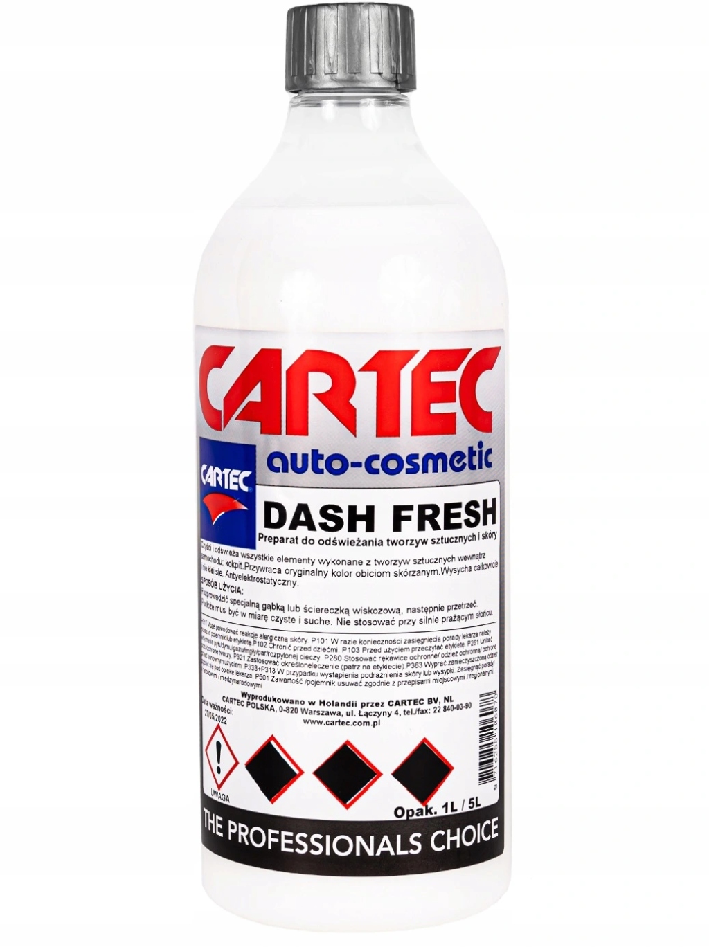 

Cartec Dash Fresh 1l do skóry i tworzyw wewnątrz