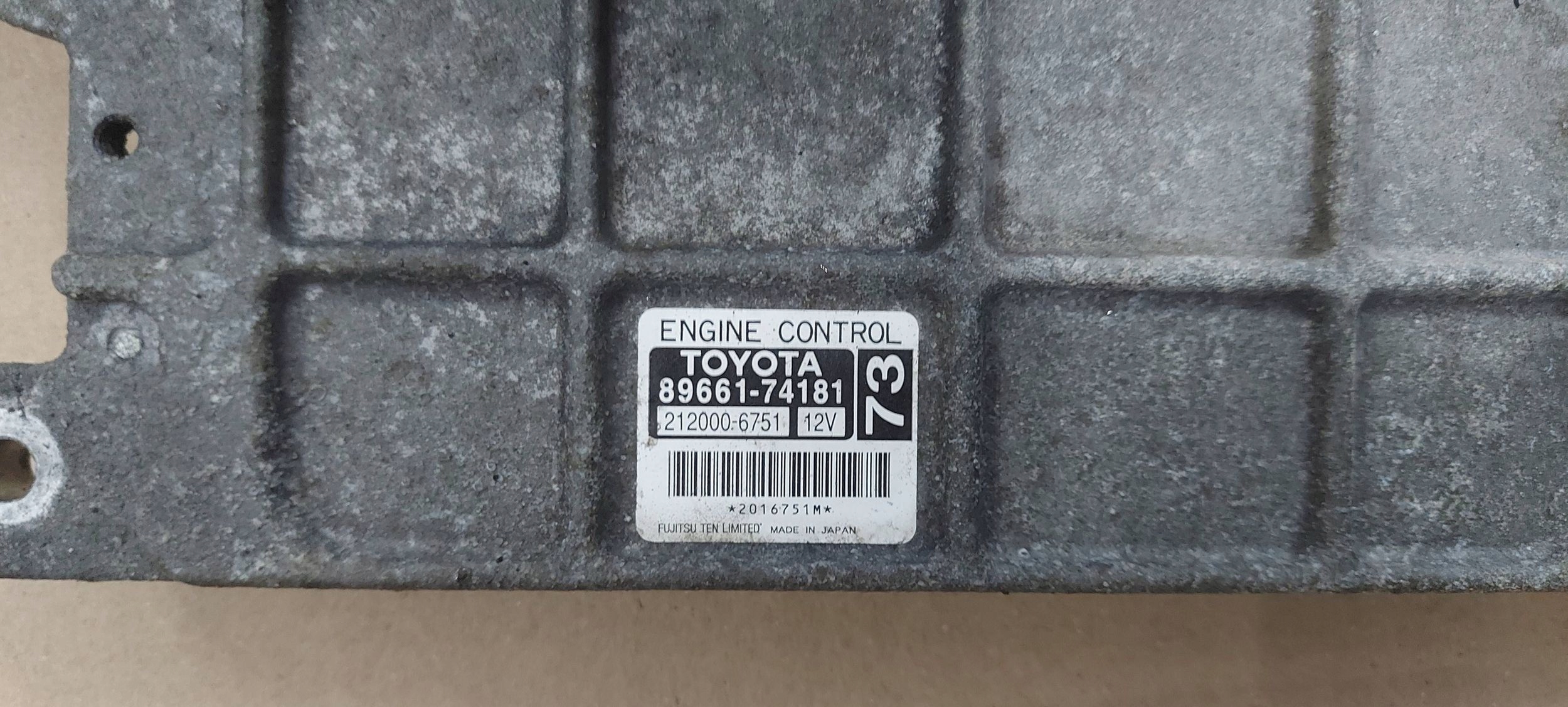 Computer Bedienteil TOYOTA IQ 89661-74181 *K2