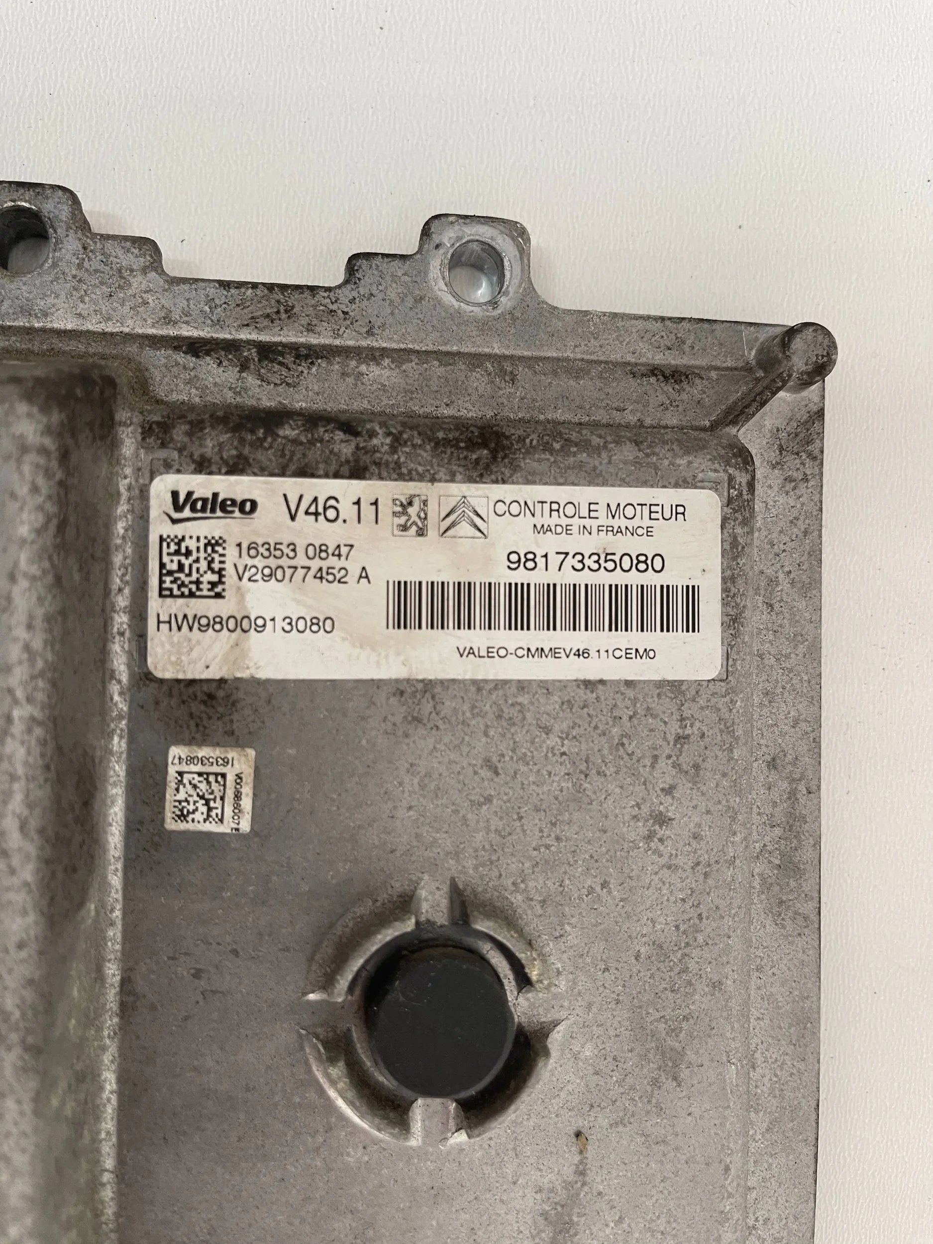computer control unit of the engine CITROEN C3 C-3 III 3 16- 1.2 VTI