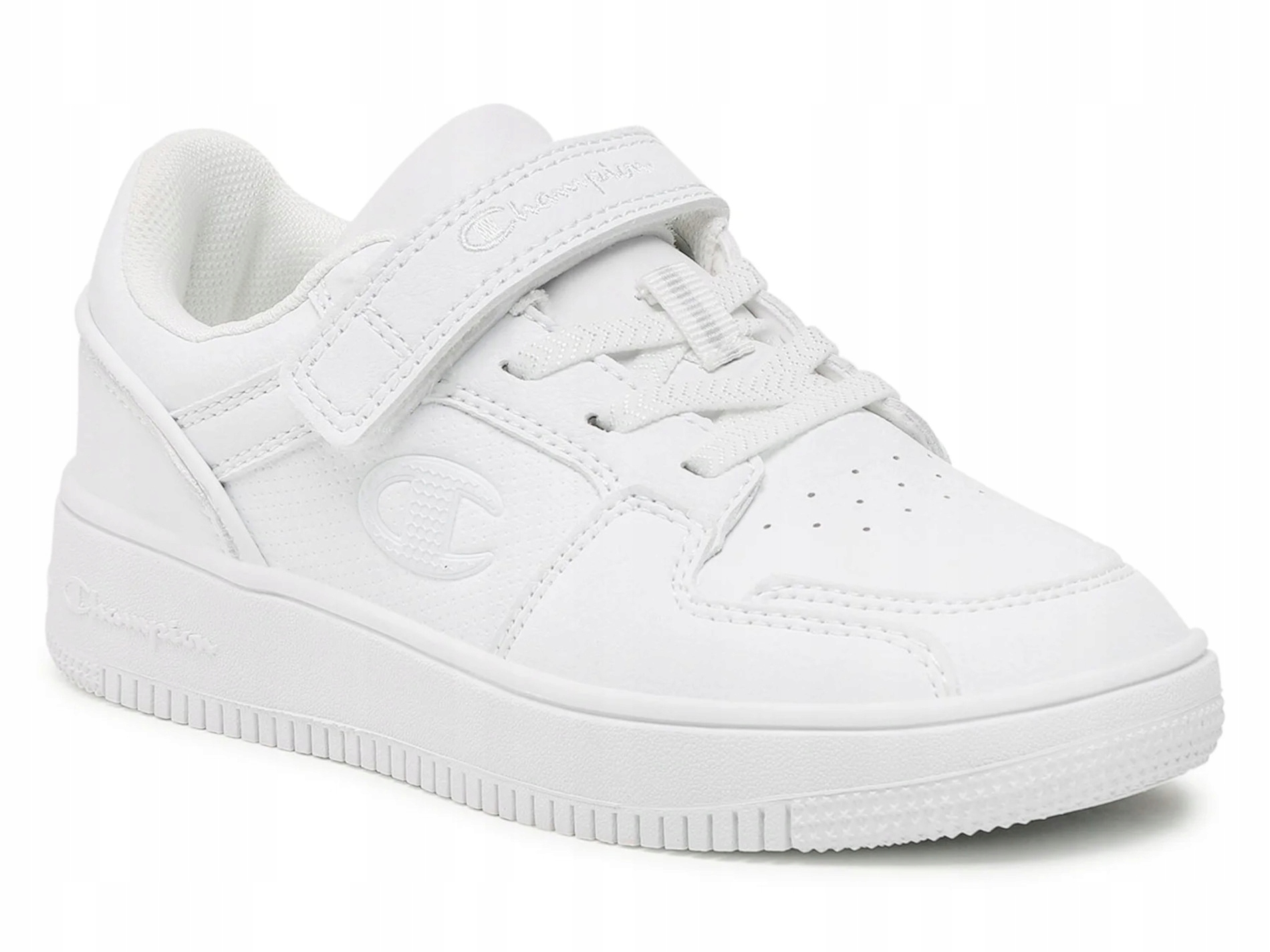 Buty dziecięce Champion S32414-WW009 sportowe niskie na rzepę białe 28