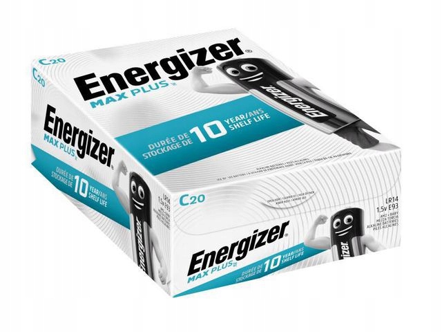 Alkalická baterie Energizer C (R14) 20 ks