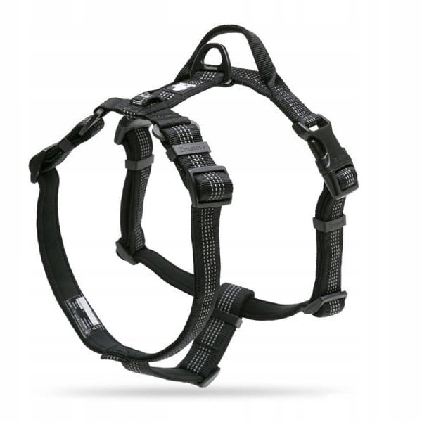 Levně Postroj pro psa guard Reflexní Lehký Truelove Lumen Lite Černý XL