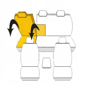 Pokrowce DEDYKOWANE do FORD KUGA 2 FL od 16r. P3 Rodzaj Dedykowane