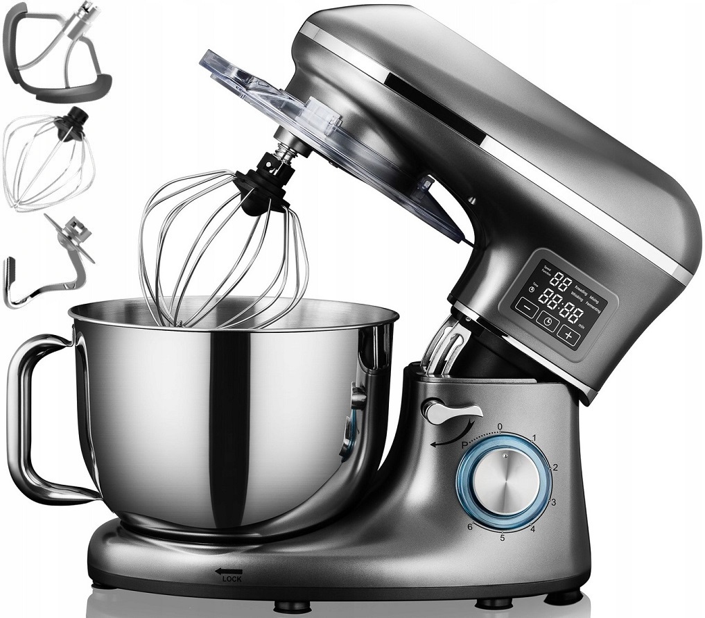 Robot Kuchenny Planetarny Mikser Kerch Mychef Podgrzewana Misa Grey 6,2L
