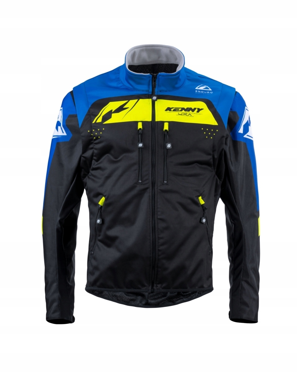 Kenny Racing 2025 Bunda Adventure/enduro Model Softshell Modrý Farba Čierna