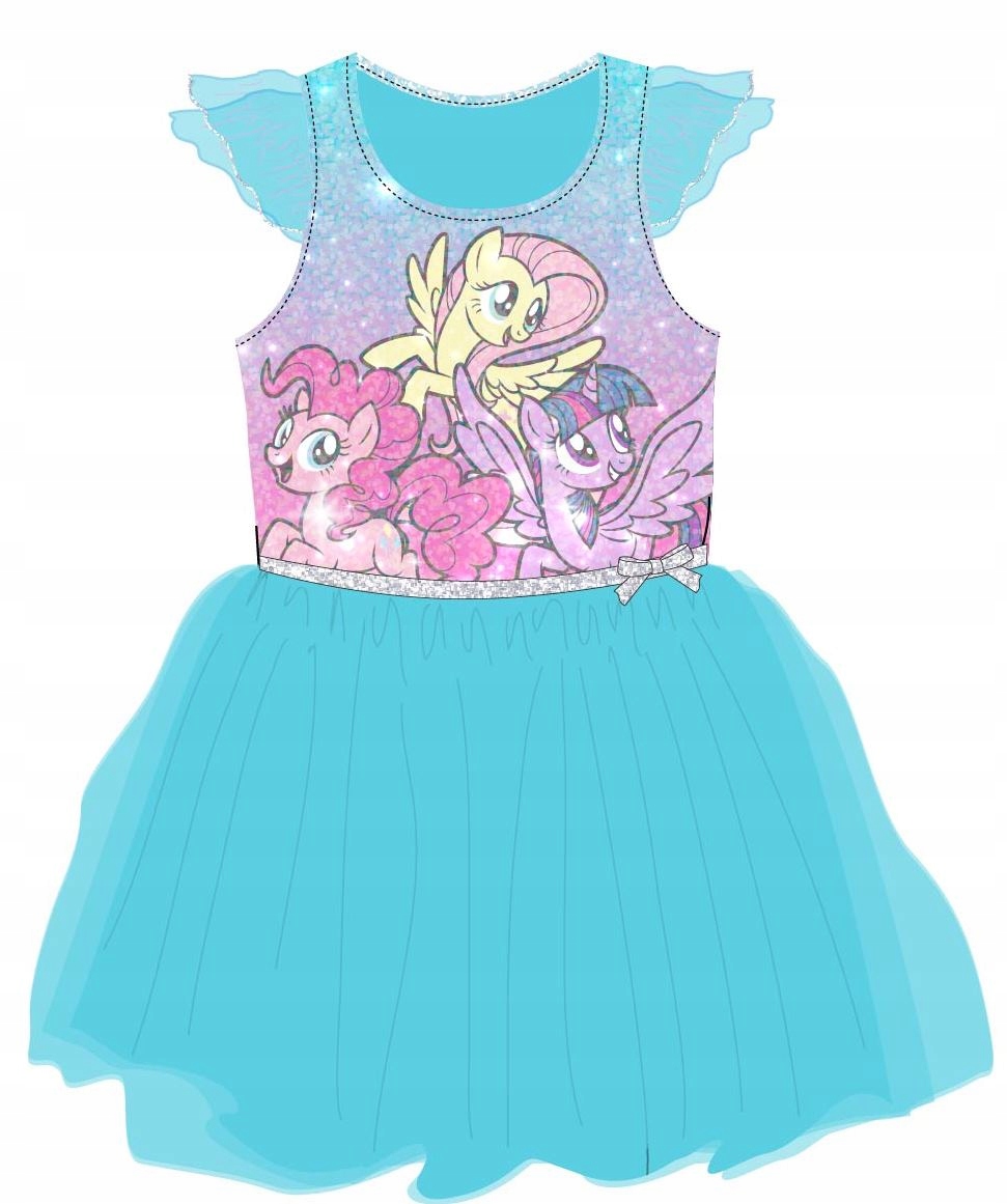 

Sukienka My Little Pony Mlp 116 Tiul błyszcąca