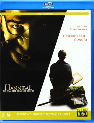Płyta Blu-ray disc. Film Hannibal. Po drugiej stronie maski