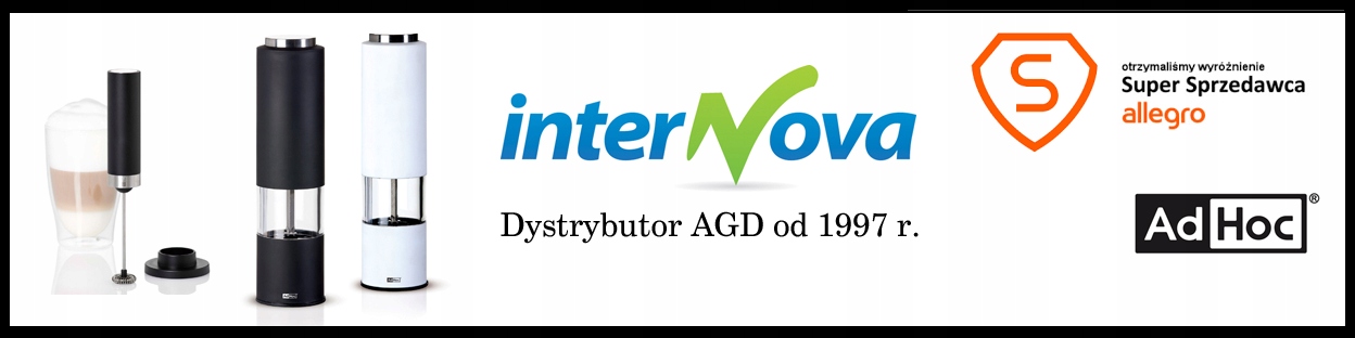 ADHOC MŁYNEK ELEKTRYCZNY DO SOLI PIEPRZU PEPMATIK Model ADHOC