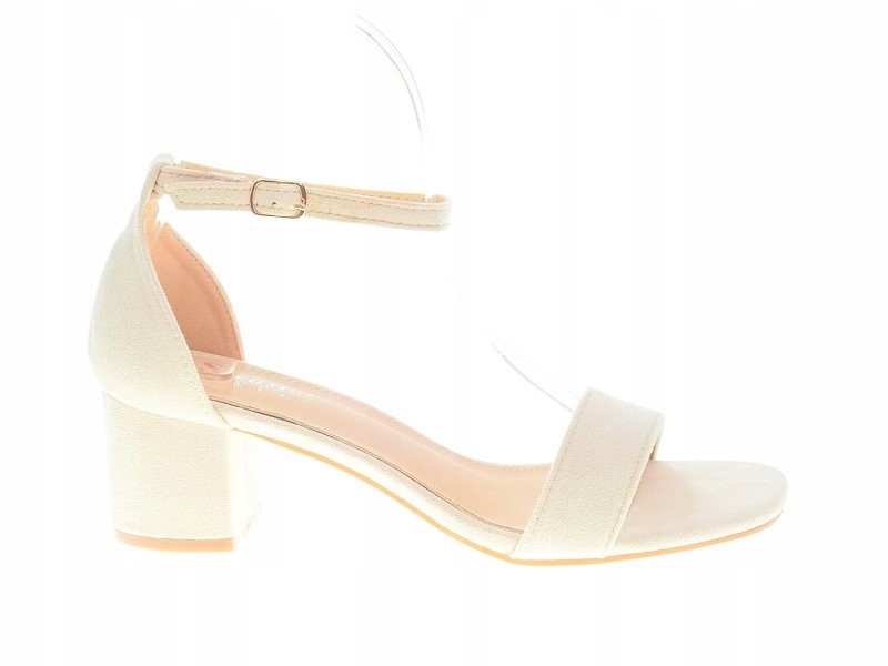 ZAMSZOWE SANDAŁKI SŁUPEK SK80 Beige r.39 Marka inna