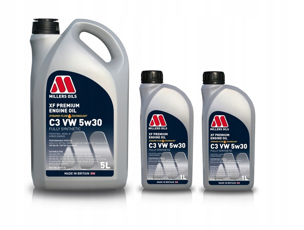 

Millers Oils Xf Premium C3 Vw 5w30 7L Dystrybutor
