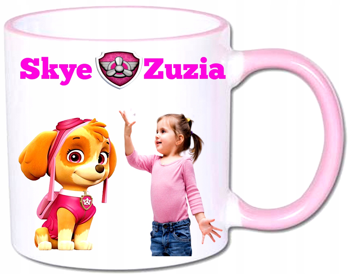 

Kubek Ze Zdjęciem Paw Psi Patrol Chase Skye Imię