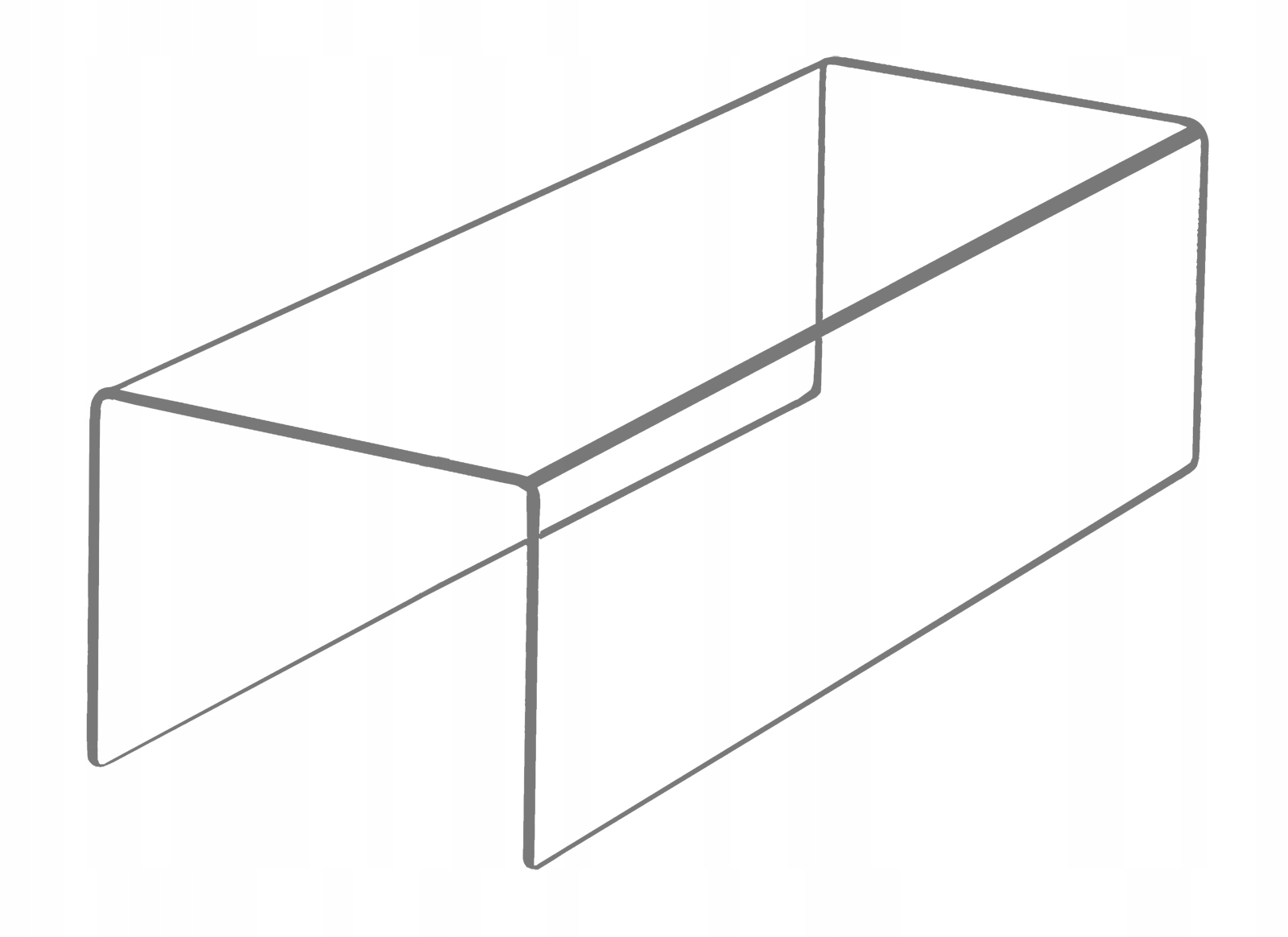 

Stojak Podstawka Ekspozytor Stopień Plexi 40/10 cm