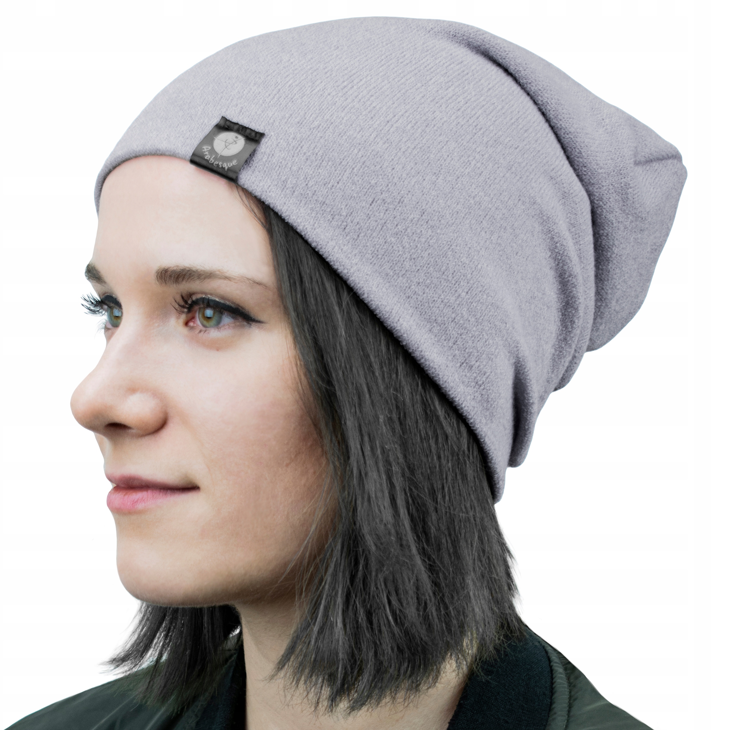 

Zimowa Damska Czapka Beanie Krasnal Szara Rozm M